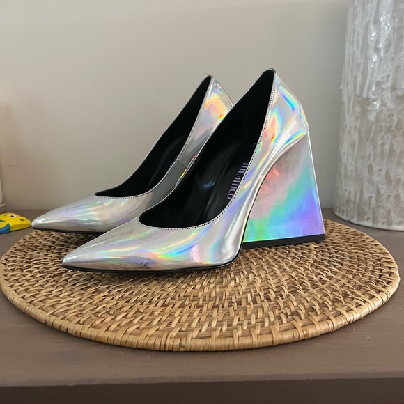 The Attico Giza 115 holographic pumps 40 - Picture 1 of 3